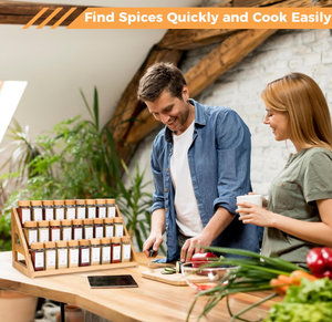 Hete Aanbieding Bamboe Gelaagde Kruidenrek Houten Kruidenrek Organizer Kast Kruidenrek voor Keukenblad - Product Image 6