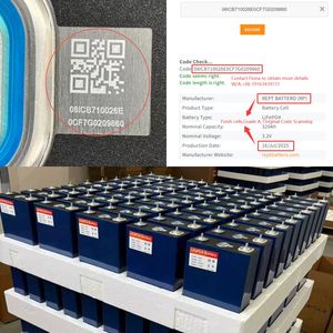 بطاريات ليثيوم فوسفات حديد قابلة لإعادة الشحن من Rept Ev بسعة 330 أمبير و314 أمبير وجهد <span class=keywords><strong>3.2</strong></span> فولت، تدوم لـ 8000 دورة، لأنظمة تخزين الطاقة الشمسية، تم اختبارها من ماركو - Product Image 4