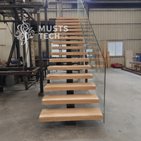 Fabricant chinois, vente directe d'usine, exportation mondiale, projet architectural, escalier sur mesure