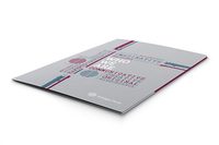 Dossier de fichiers en papier avec poche et fente pour entreprise