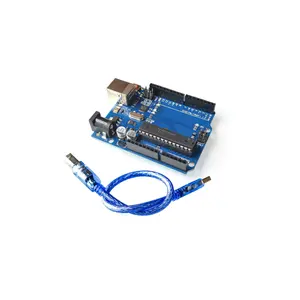 Placa DE DESARROLLO UNO R3 de alta calidad versión oficial ATmega328P módulo MCU 16U2 desarrollo de módulo de control de aprendizaje