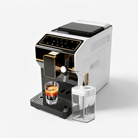Cafetera Espresso Eléctrica Doméstica de 20 Bares, Totalmente Automática, Operación con un Solo Toque, Múltiples Modos de Preparación, Estable