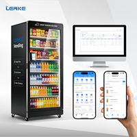 Máquina Expendedora Inteligente LERKE Combo 4G con Pantalla Táctil, Pago sin Efectivo, Autoservicio, Automática
