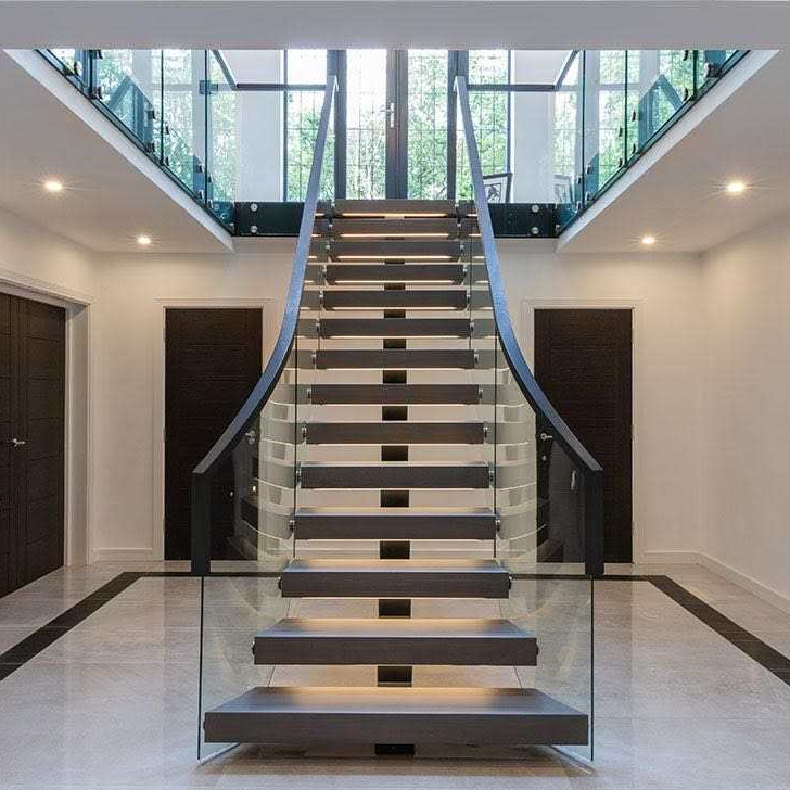 white oak stair treads