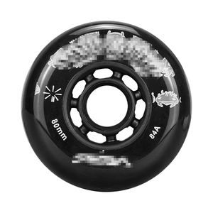 Roues de remplacement pour patins à roulettes de plein air, en PU haute résilience, dureté 8zA, 80 mm, lot de 8 pour adultes et enfants - Product Image 6