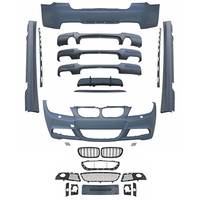 Bumper mobil m-tech hemat biaya untuk BMW E90 LCl 3 Series (09-11) kit bodi depan dan belakang kap rok samping bumper