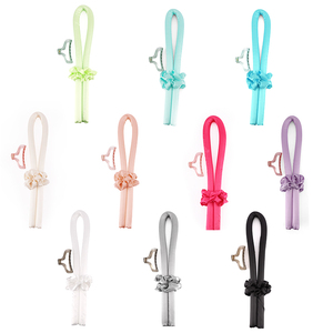 TikTok Vente Chaude Tiges De Curling 100% Soie De Mûrier Boucles Magiques Cheveux Mousse Éponge Rouleau Sans Chaleur Bigoudi Avec Chouchous Ensemble - Product Image 1