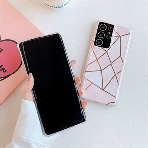 Phụ Nữ Sang Trọng Vàng Đá Cẩm Thạch Điện Thoại Trường Hợp Đối Với Samsung A52 A32 A42 A12 Mềm TPU IMD In Di Động Bìa <span class=keywords><strong>Galaxy</strong></span> S21 Fe S21 Cộng Với Lưu Ý 20 - Product Image 3