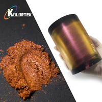 Poudre Pigmentée Caméléon Brillante Écologique Kolortek pour Vernis à Ongles et Cosmétiques DIY