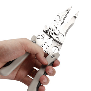 Lu Ban's Work Multi-functional Electrician Pliers 3Cr13 Stainless Steel Wire Stripper Crimper Front Entry 10 Awg Industrial - Product Image 1