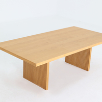 Luxe moderne grande table basse rectangulaire en bois ensemble pour salon hôtel canapé multifonction extensible meubles Design 2025