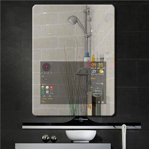Smart Mirror Glass Home Miroir magique multifonctionnel <span class=keywords><strong>Verre</strong></span> de salle de bain Miroir tactile <span class=keywords><strong>Verre</strong></span> d'affichage - Product Image 4