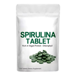 Tabletas de Espirulina Natural Cruda, Suplemento Nutricional, <span class=keywords><strong>Pastillas</strong></span> de Espirulina y <span class=keywords><strong>Chlorella</strong></span> Mixtas a Granel - Product Image 1
