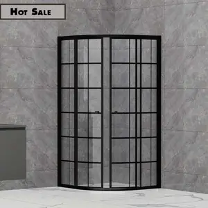 Hot sale walk in showers without doors with place it in the interior