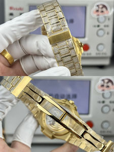 Reloj de Alta Gama con Incrustaciones de Diamantes, Movimiento de Cuerda Automática, Reloj Mecánico para Hombre y Mujer - Product Image 4