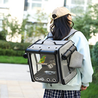 Sac à dos pratique pour oiseaux de compagnie, fabrication sur mesure, sac à dos pour perroquet pour la mobilité quotidienne en extérieur