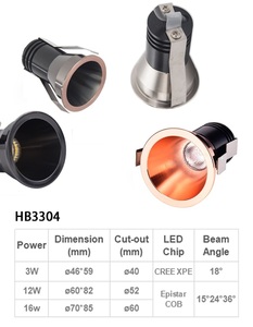 Thời Trang Nhà Máy Giá Vòng Đúc Nhôm Chiếu Sáng Trần <span class=keywords><strong>Led</strong></span> Lõm Downlight Tại Chỗ Thương Mại Linh Hoạt Cho Phòng Ngủ - Product Image 4