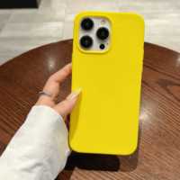 Coque de téléphone jaune antichoc Slim Fit de haute qualité pour iPhone 13 parfaitement lumineuse et protectrice Iphone16 Cover