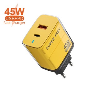 Chargeur AC lumineux style cristal, charge rapide PD <span class=keywords><strong>20W</strong></span> avec QC3.0, modèle APD-508 AC pour téléphones Android et iPhone - Product Image 3