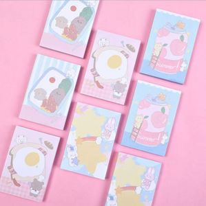 100 feuilles de notes autocollantes mignonnes avec des dessins de filles, papeterie adorable, idéales pour la rentrée scolaire, mémos en papier - Product Image 6