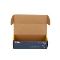 Conception de logo personnalisé Pièces d'auto de voiture Papier postal Carton en carton Boîte d'expédition ondulée postale Boîte d'emballage pour pièces