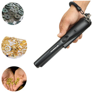 GP-POINTER <b>Handheld</b> Metal Detector Orange 360 Degree Detection With Pinpointing Tip For Treasure Hunting Security <b>Scanner</b> - Product Image 3