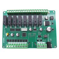 Carte relais multifonction 8 canaux RS485 Modbus RTU, module d'extension PLC IO WST-RS485IO-818 PC+PCB