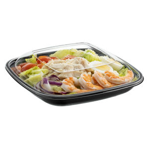 Contenedor de almacenamiento de alimentos desechable reciclable duradero de alta capacidad de gran calidad con tapa transparente para usos múltiples y fideos - Product Image 3