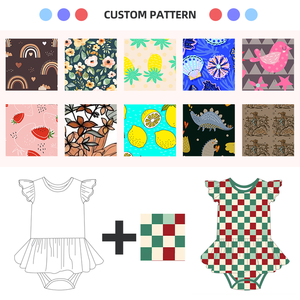 Vestido de Bambú para Bebé Niña, Manga Corta con Volantes, Falda Tipo Romper para Recién Nacida, Ropa de Verano para Bebés de 0 a 24 Meses - Product Image 2