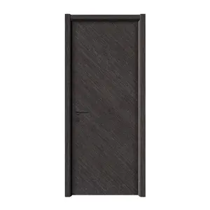 New Arrival interior bathroom wood houses WPC door designs for modern interiors