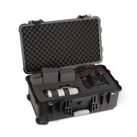 Valise rigide en plastique à roulettes étanche IP67 559*351*229mm, 22 pouces, avec mousse personnalisée
