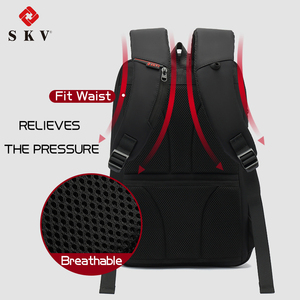 Sac d'ordinateur de voyage Oxford tissu grande capacité extérieur avec fonction antivol et USB pour usage professionnel étanche unisexe <span class=keywords><strong>SKV</strong></span> - Product Image 4