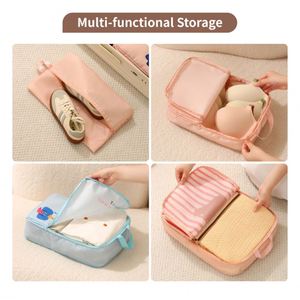 Compression Traveling Essentials Suitcase Organizer Bags Set Packing <b>Cubes</b> for Luggage - Product Image 4