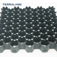 Grille de pavage en plastique HDPE pour renforcement du gazon, idéale pour les parkings
