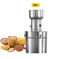 Broyeur d'aliments pour bétail en acier inoxydable, machine à moudre le maïs 30L 40L