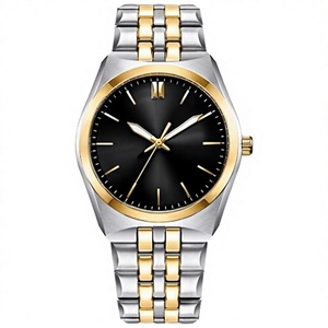 Hot Selling Luxury Leather Strap Men's Waterproof Quartz <b>Watch</b> with Glass Dial Pointer Big Dial Alloy <b>Case</b> Custom Logo - Product Image 3