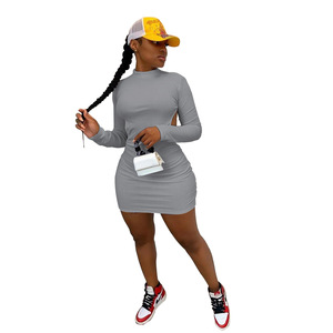Chic One Piece Dress Of Knee Length Casual Dress In A Variety Of Stylish Designs Alibaba Com