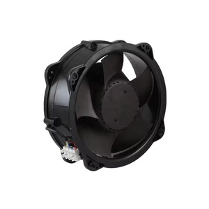 Ventilador Axial de Refrigeración ebmpapst W1G208-BA35-52 24V DC 208mm 96W Redondo 3500RPM 618CFM EC M1G074-BF 4.4A IP20 con Rodamiento de Bolas y Controlador - Product Image 1