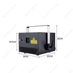 Luce Laser RGB Knight 10w per DJ, <span class=keywords><strong>Discoteca</strong></span>, Palcoscenico, Feste e Spettacoli con Animazioni per Locali Notturni - Product Image 2