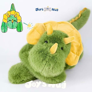 Nuevo diseño de juguete de peluche para bebé, venta al por mayor, muñeco humano de peluche, juguete de peluche CE ASTM OEM, oso de peluche de dinosaurio personalizado de fábrica - Product Image 1