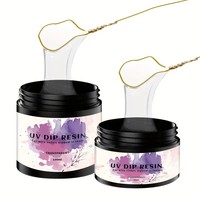 UV Dip Epoksi Reçine Tutkal Kokusuz Şeffaf UV Kristal Çiçek Yapımı Sıvı DIY UV Kürlenmiş El Yapımı Serigrafi Çiçek Şapka Süsü