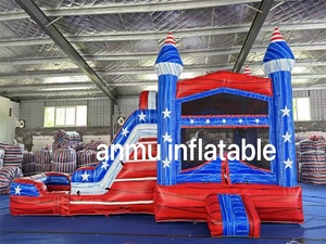 Château gonflable et toboggan aquatique en PVC de haute qualité pour adultes, structure gonflable commerciale pour fêtes - Product Image 6