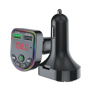 F5 Cheap Price Mp3 Player Car Bluetooth 5.0 Fm Transmitter With 3.1A Car Charger