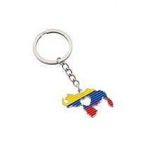 Portachiavi Apribottiglie Unisex in Acciaio Inossidabile con Ciondolo a Cuore Venezuelano Stile Etnico Retrò Effetto Goccia d'Olio - Bestseller Transfrontaliero