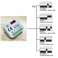 Receptor de control remoto para garaje/portón RX MULTI 868MHz 433MHz, 2 canales, abridor, 300-868MHz, AC/DC 9-30V
