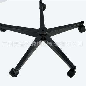 170cm human skeleton model comes with a black iron base, a <b>plastic</b> base and stand, and an iron <b>rod</b>. - Product Image 5