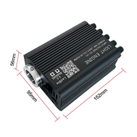 Kit de fibres optiques LED RGB 12V 6W en forme d'étoile pour plafond, 2m 0.75mm 100 380 fibres avec contrôle RF pour décoration de plafond de voiture