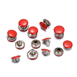 Rivets pour vêtements en alliage de zinc, forme ronde en forme de champignon, durables pour les ceintures de vêtements, les sangles de bagages - Product Image 2