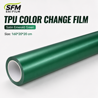Película de Vinilo para Envoltura de Autos de TPU Premium que Cambia de Color, Alto Brillo, Autoregenerable, Protección de Pintura, Color Personalizado, 7.5mil, Lujo