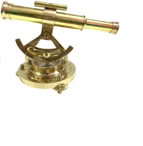 เข็มทิศโบราณวิคตอเรียนทำจากทองเหลือง |   กล้องธีโอโดไลต์วินเทจสำหรับงานสำรวจทางทะเล ของสะสมตกแต่งบ้าน - Product Image 4